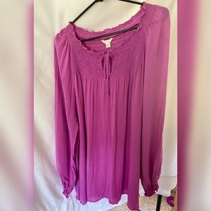 Women’s Plus Size 26/28 Long Sleeve Top